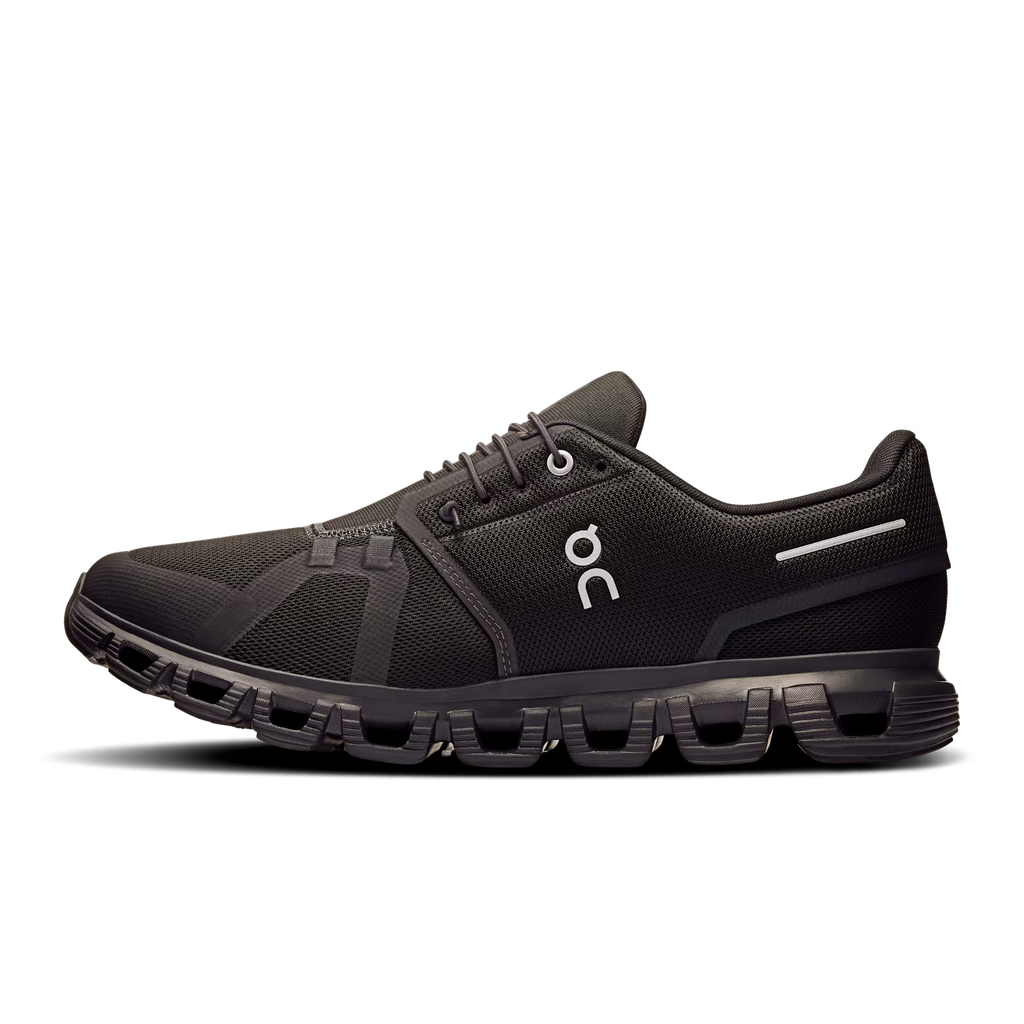 On Cloud 6 Black Black - profil interieur