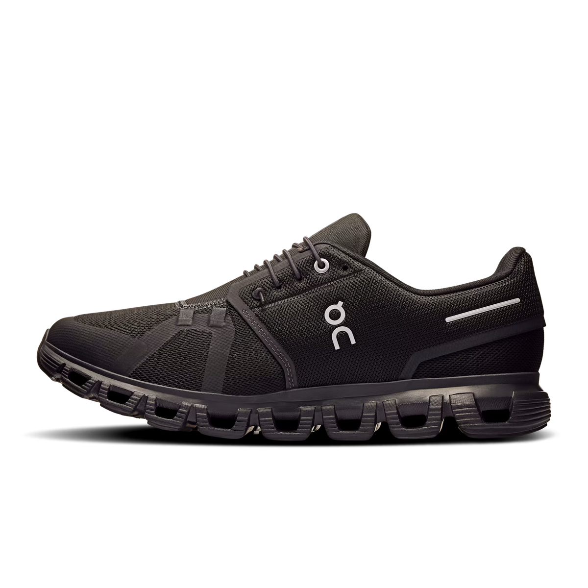 On Cloud 6 Black Black - profil interieur