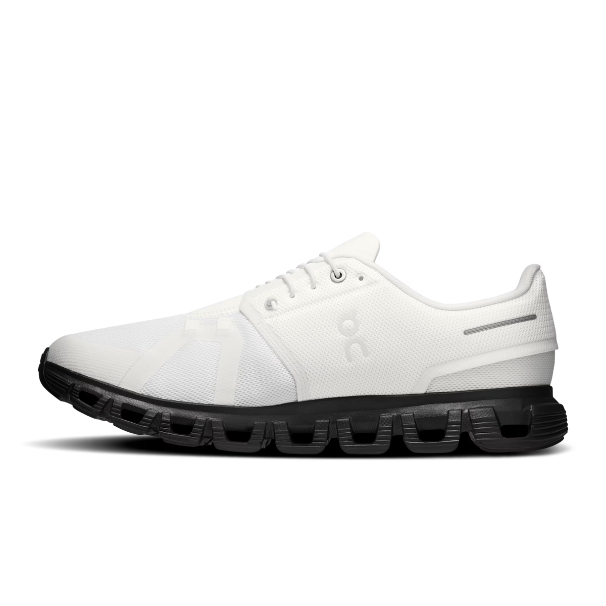 On Cloud 6 White Black - profil interieur
