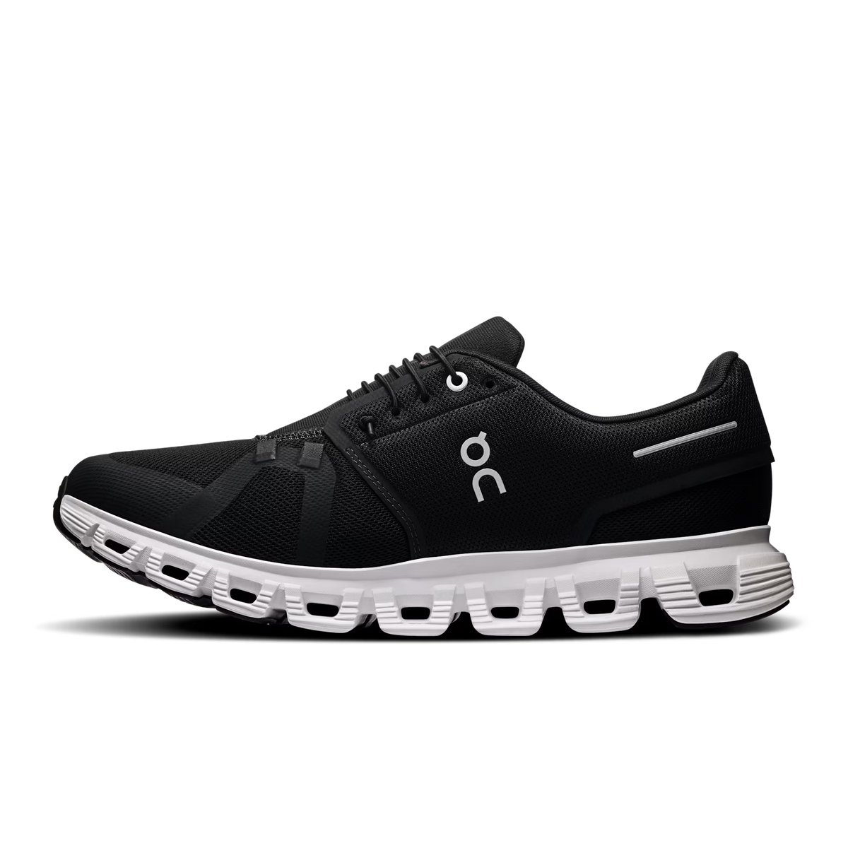 On Cloud 6 Black White - profil interieur