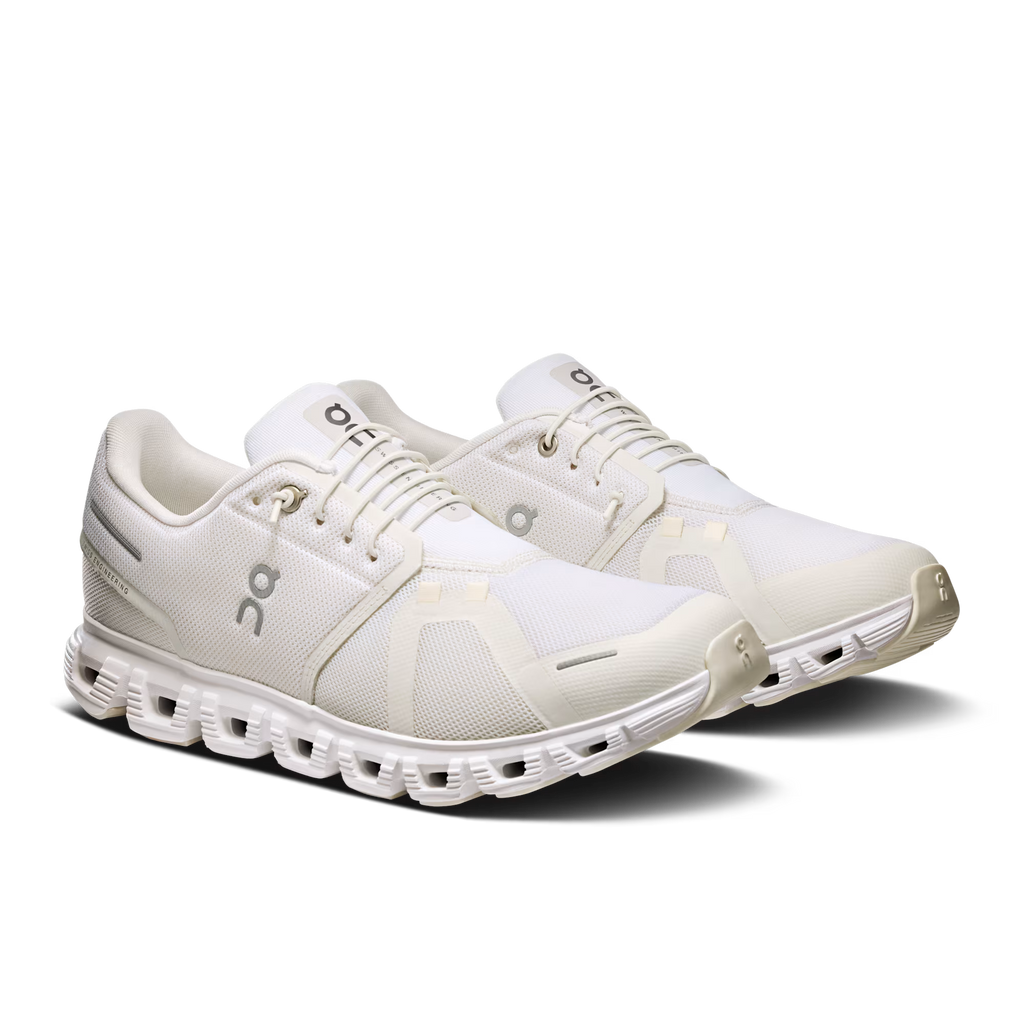 On Cloud 6 White White - trois-quarts