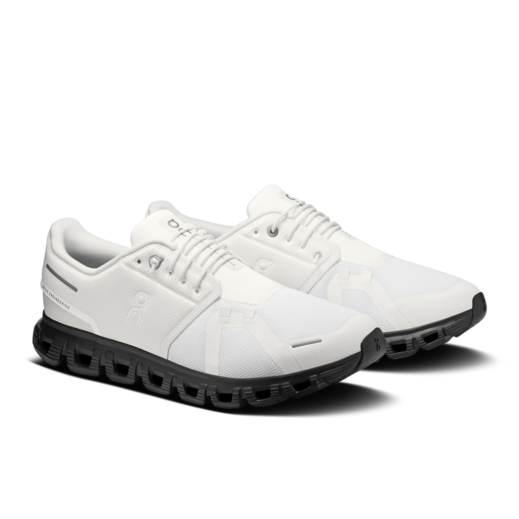 On Cloud 6 White Black - trois-quarts