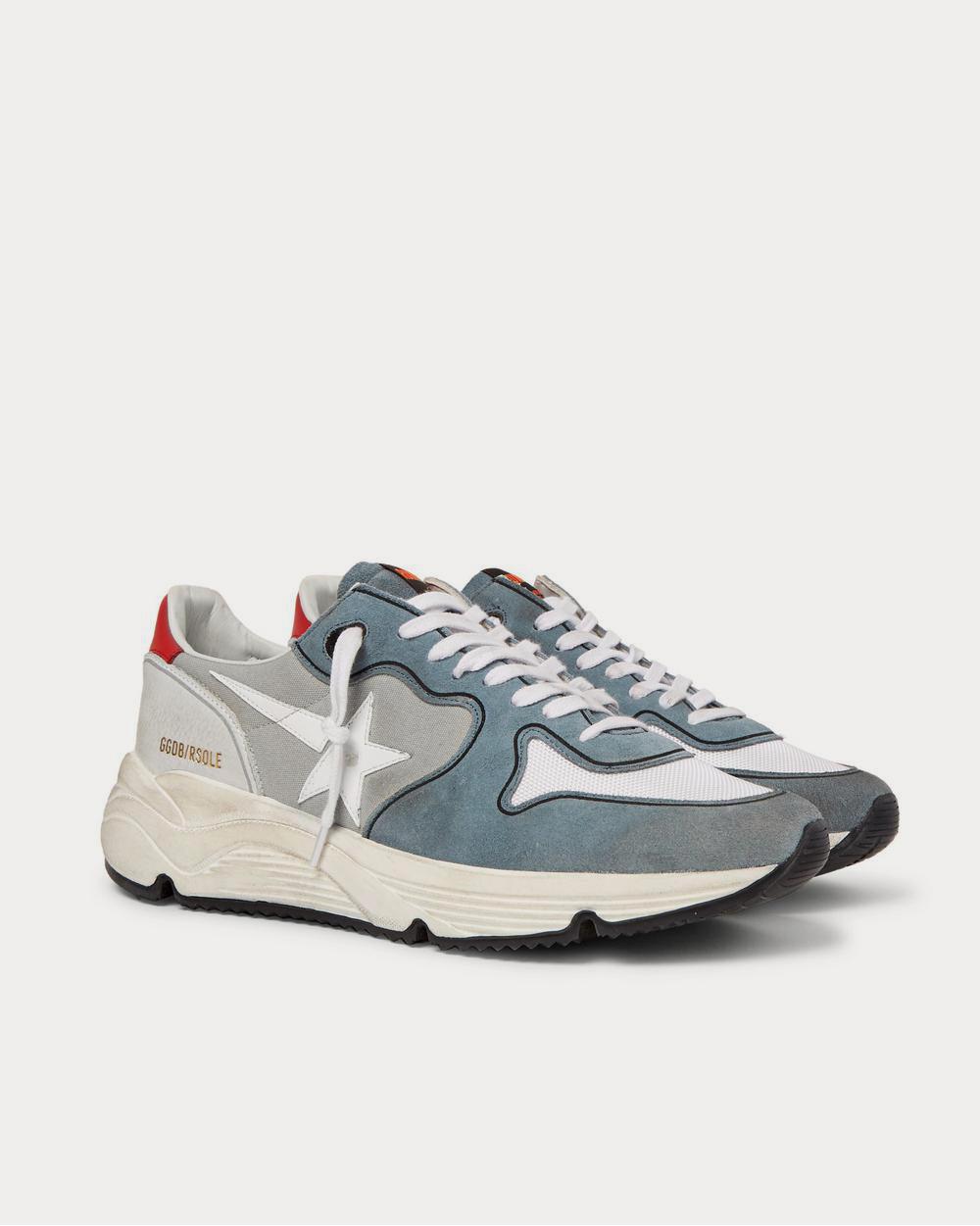 Golden Goose Running Sole Gris Bleu ciel
