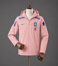 Nike Brésil CBF veste coupe-vent rose - face