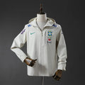 Nike Brésil CBF veste coupe-vent crème - face