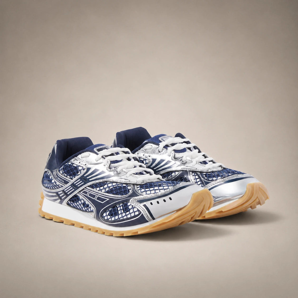 Bottega Veneta Orbit — Bleu / Argent