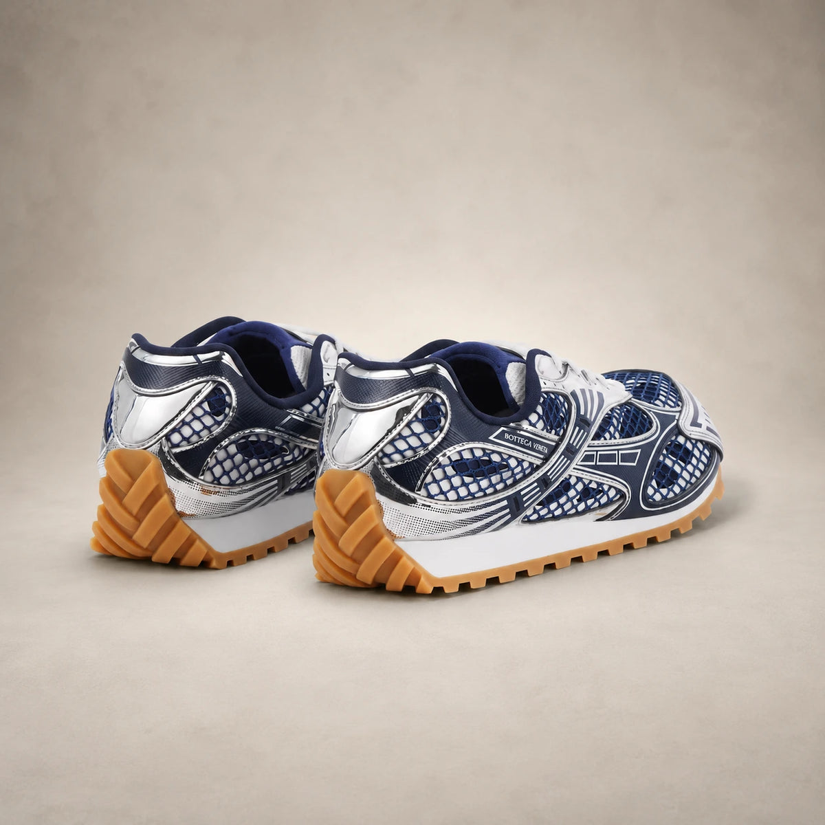 Bottega Veneta Orbit — Bleu / Argent