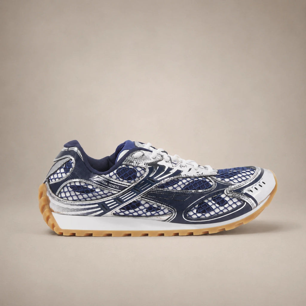 Bottega Veneta Orbit — Bleu / Argent