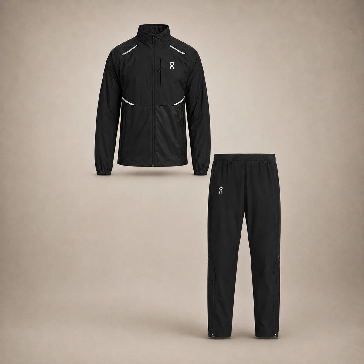On — Ensemble veste sans capuche + pantalon — Noir