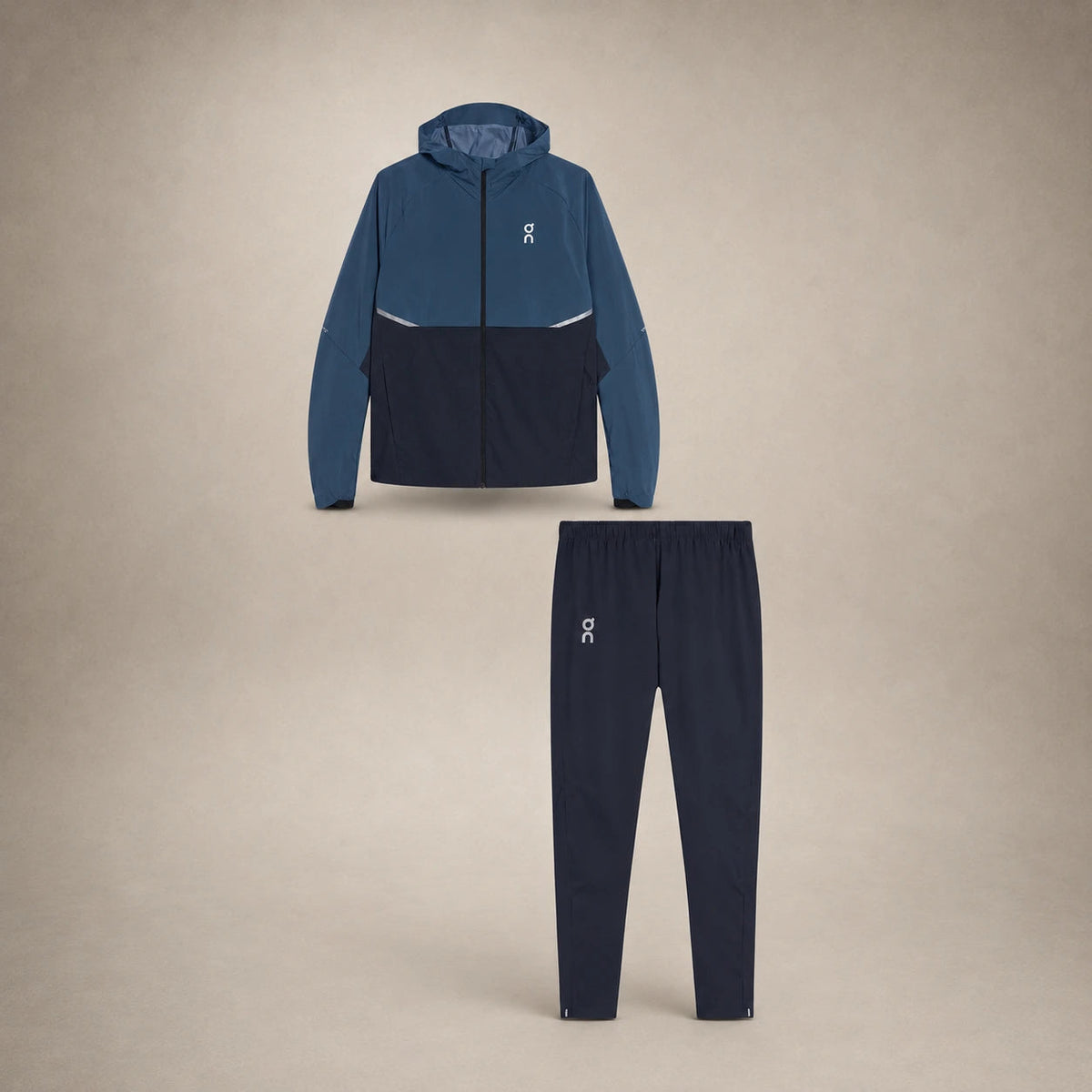 On — Ensemble veste à capuche + pantalon — Bleu