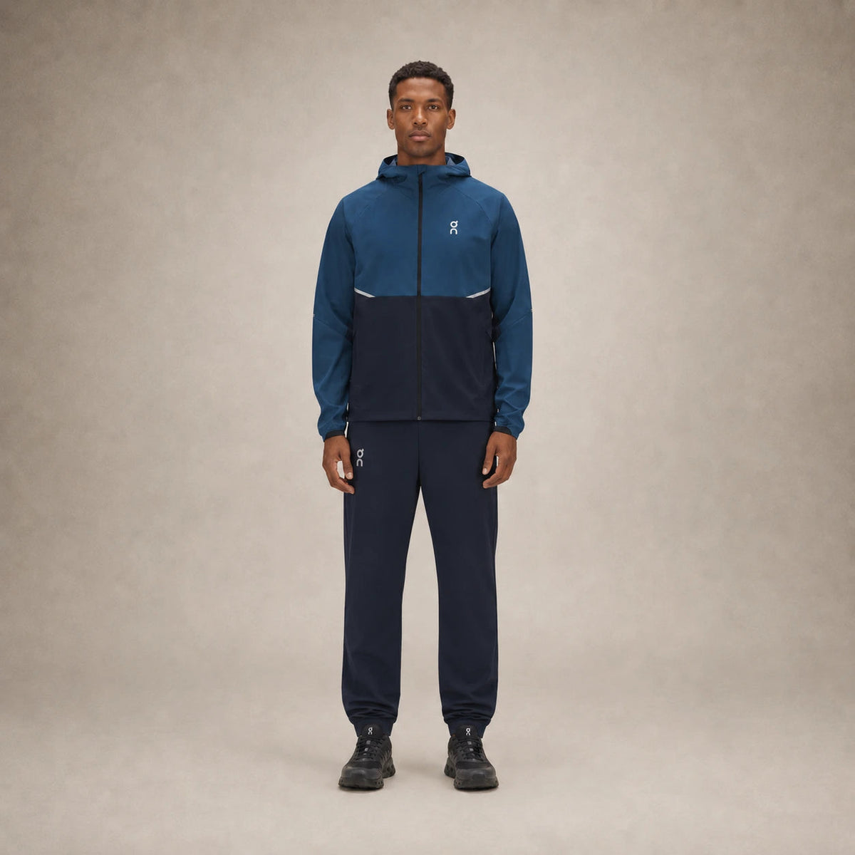 On — Ensemble veste à capuche + pantalon — Bleu