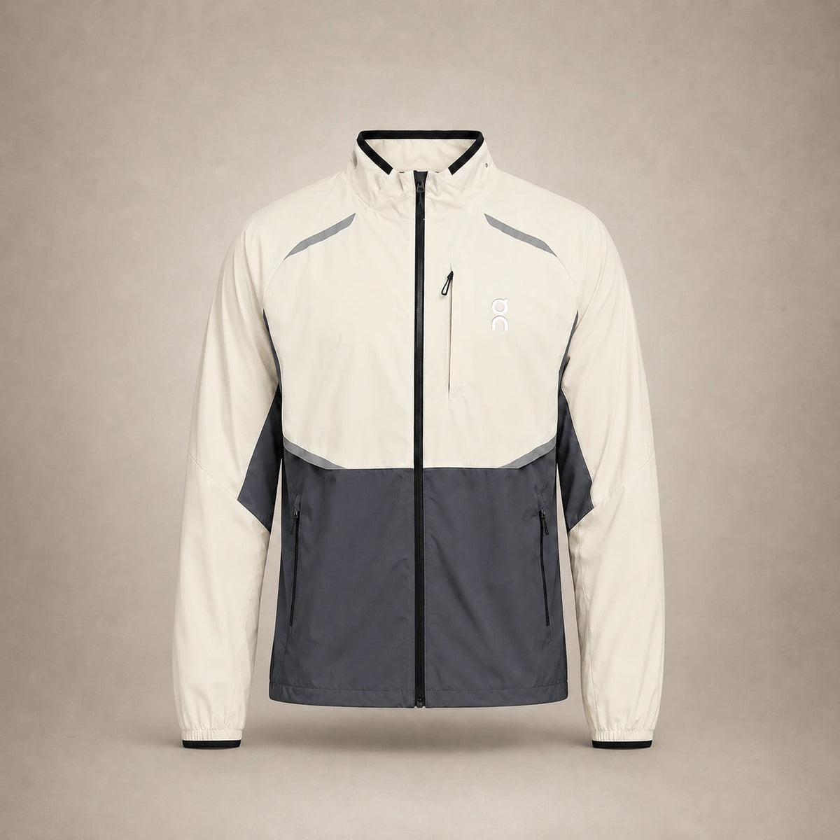 On — Ensemble veste sans capuche + pantalon — Blanc / Gris