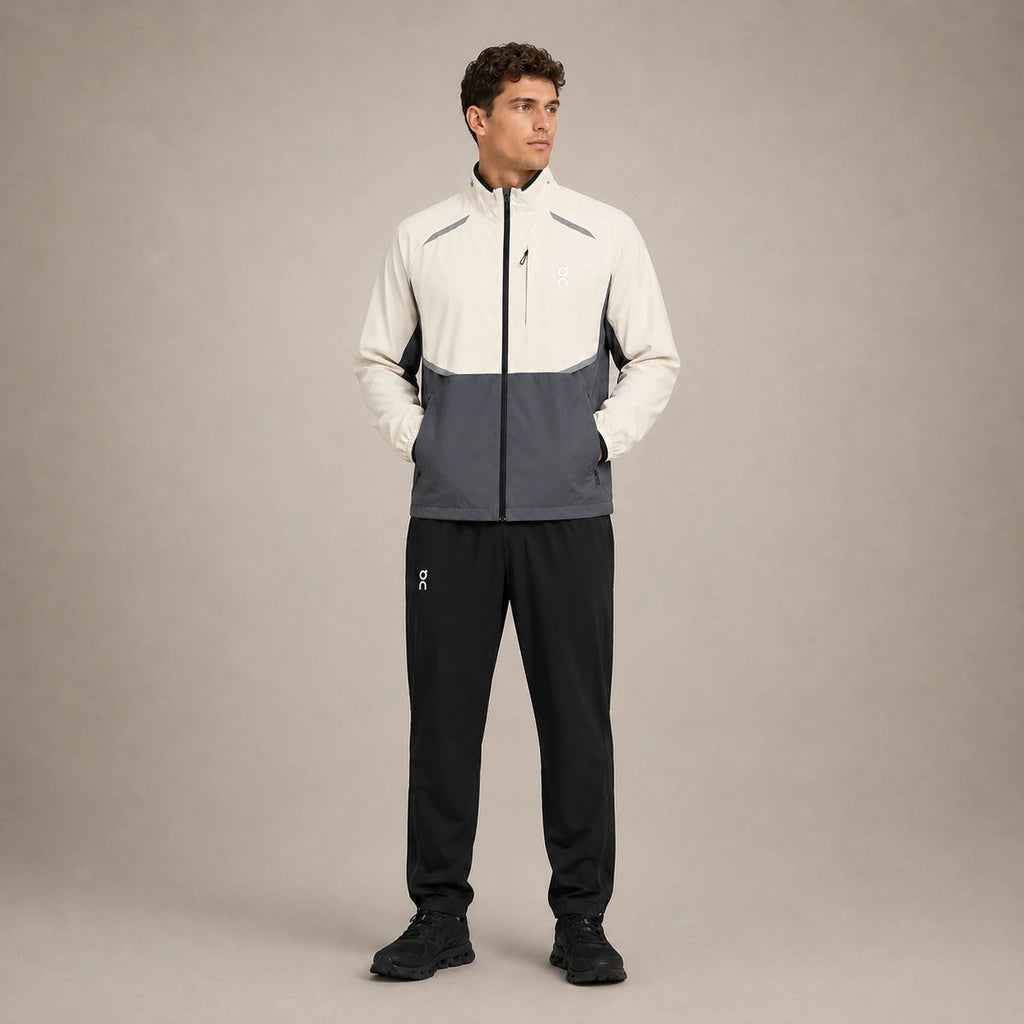 On — Ensemble veste sans capuche + pantalon — Blanc / Gris