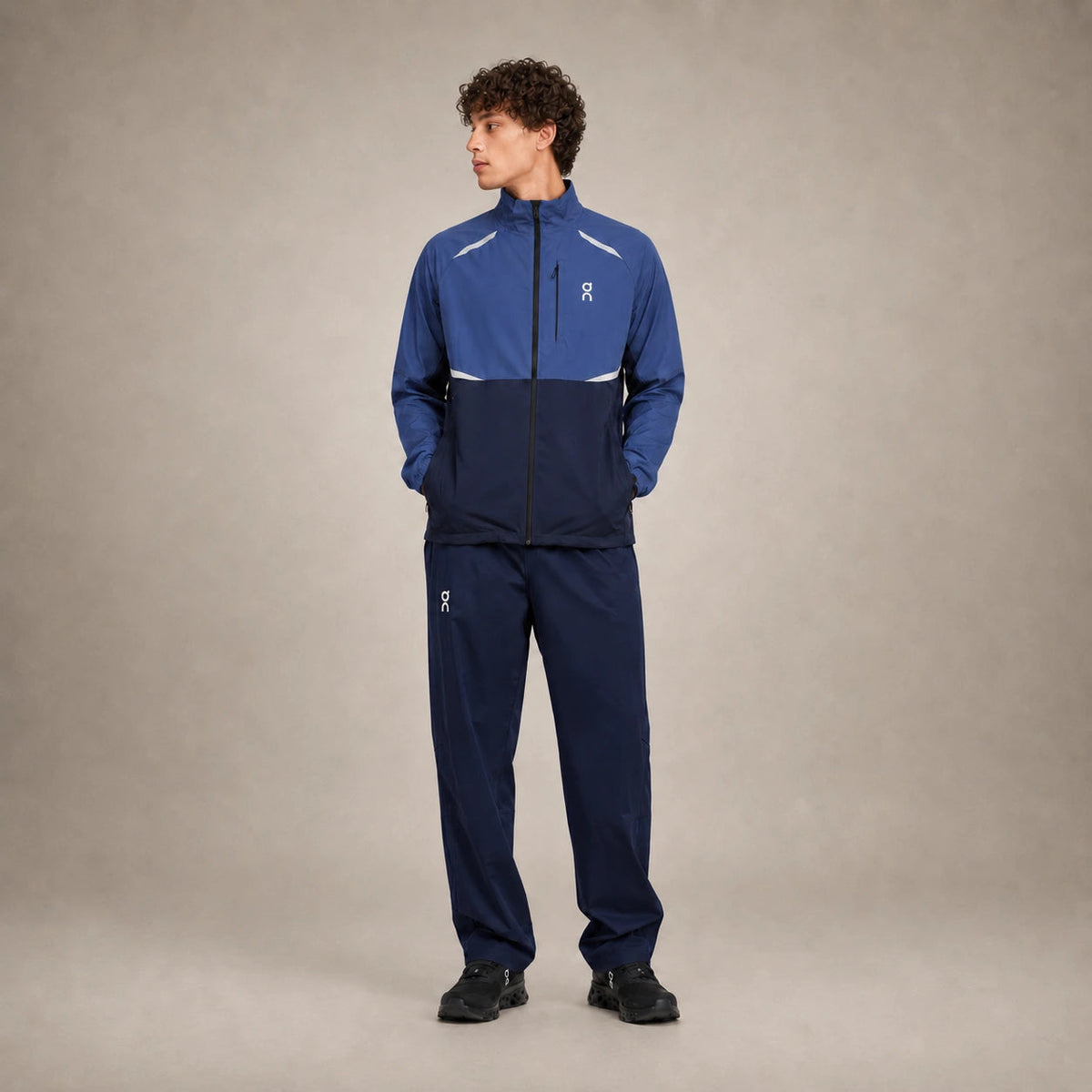 On — Ensemble veste sans capuche + pantalon — Bleu