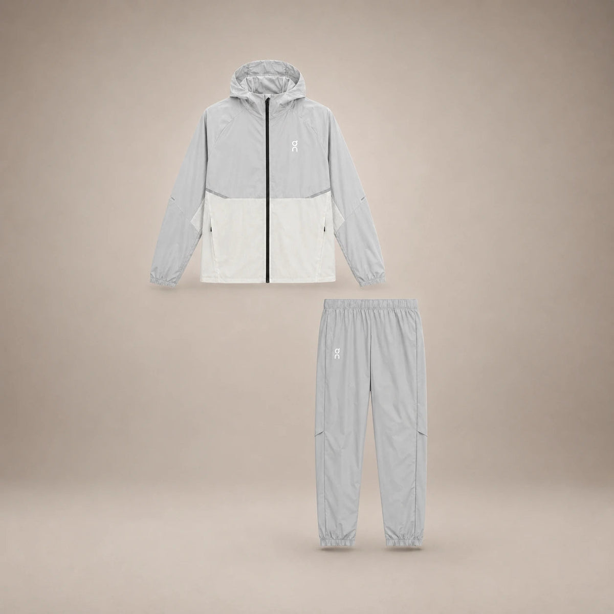 On — Ensemble veste à capuche + pantalon — Gris