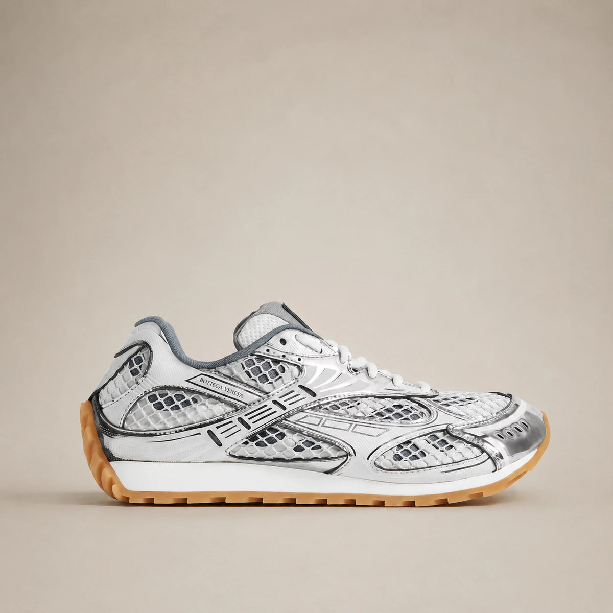 Bottega Veneta Orbit — Blanc / Argent