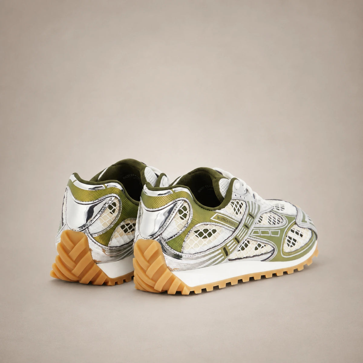 Bottega Veneta Orbit — Vert / Argent