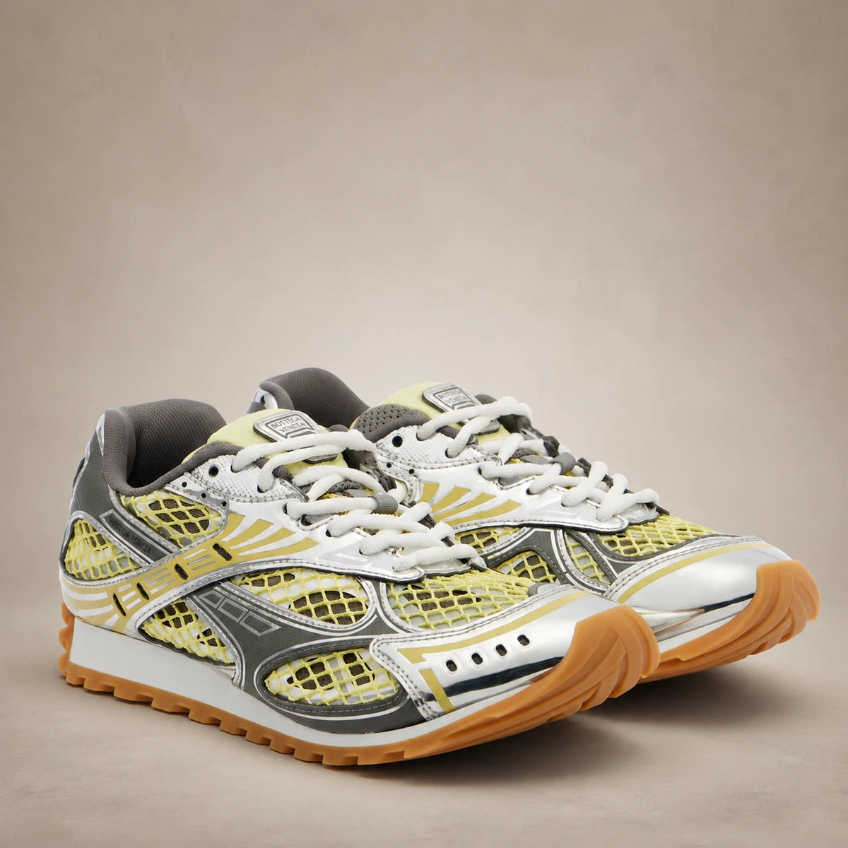 Bottega Veneta Orbit — Jaune / Argent