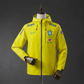 Nike Brésil CBF veste coupe-vent jaune - face