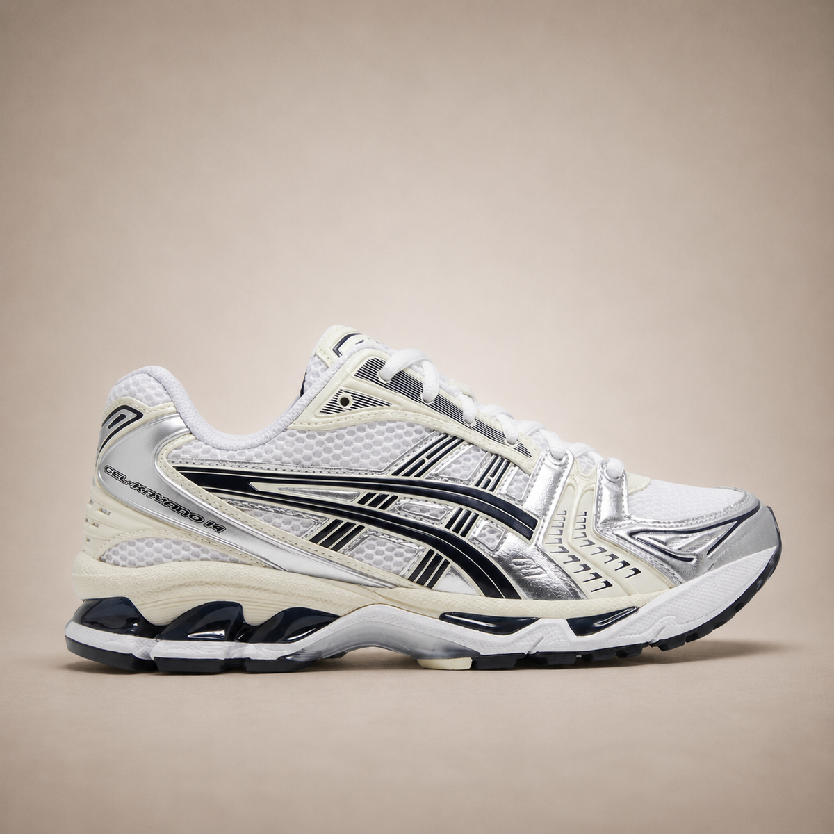 Asics Gel-Kayano 14 — Blanc / Minuit