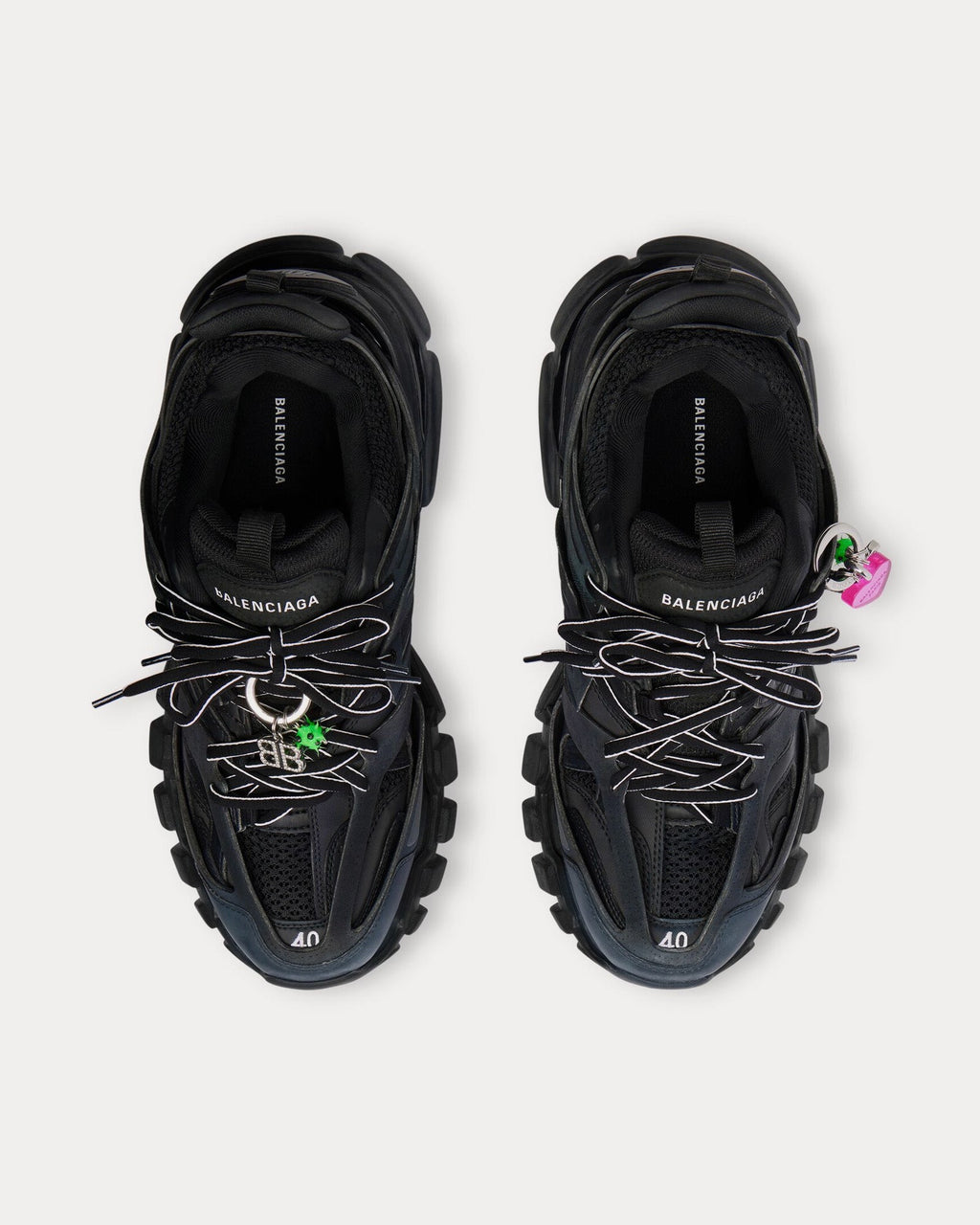 Balenciaga Track Charms — Noir