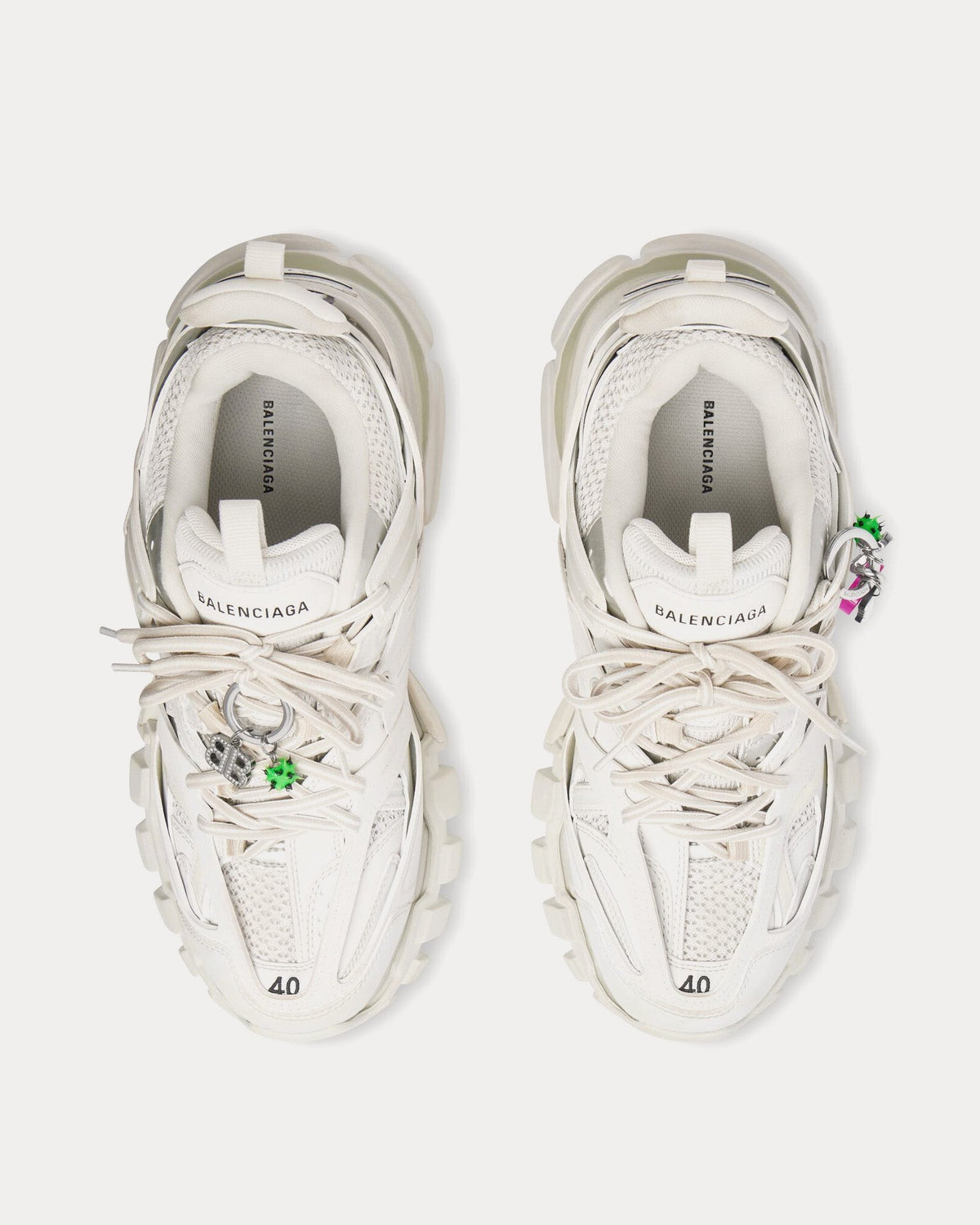 Balenciaga Track Charms — Blanc