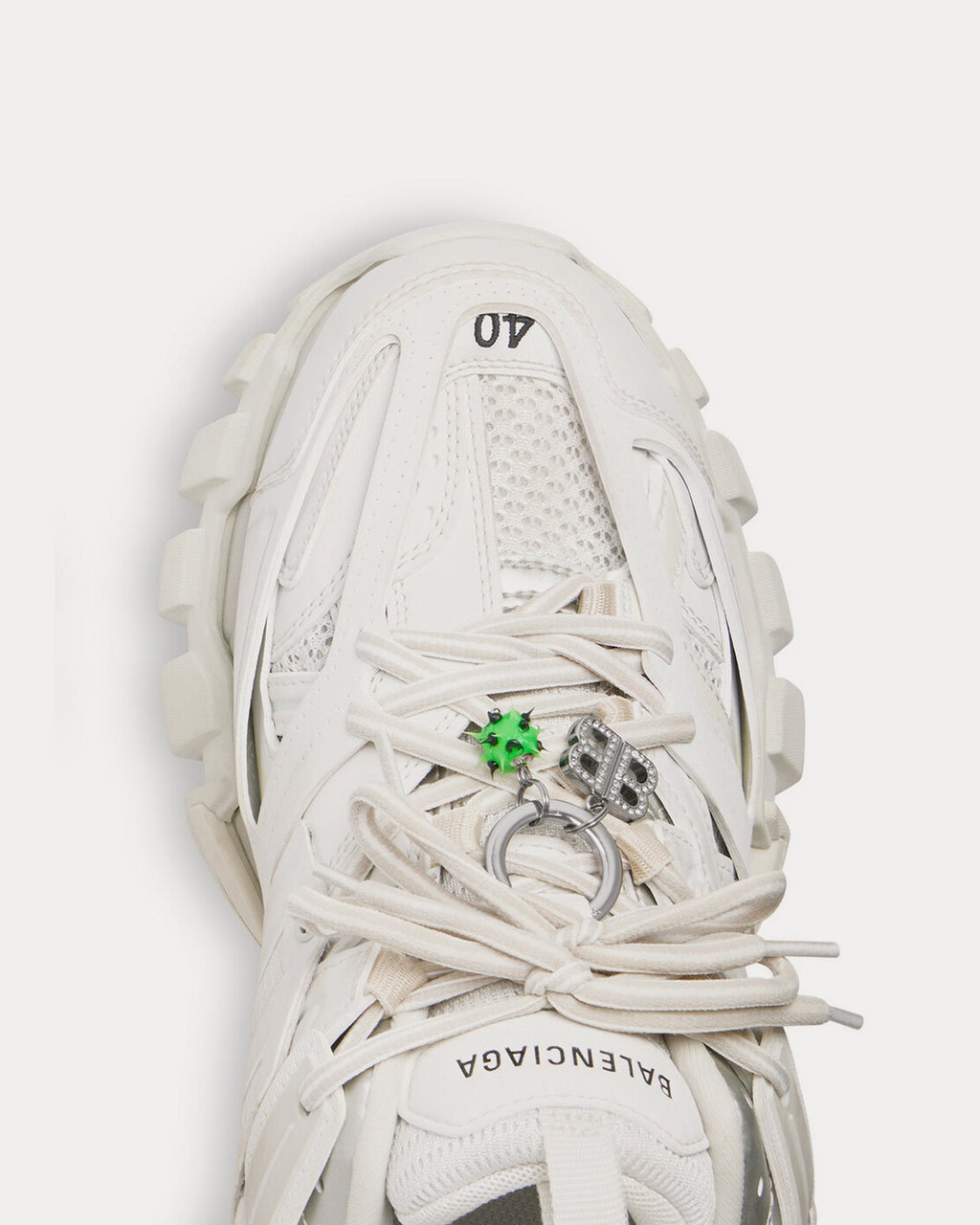 Balenciaga Track Charms — Blanc