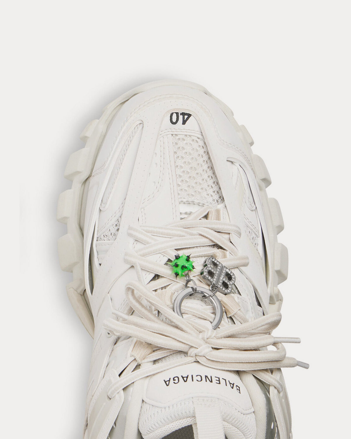 Balenciaga Track Charms — Blanc