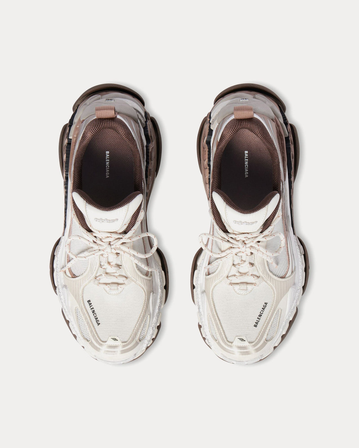 Balenciaga Triple S — Marron / Beige