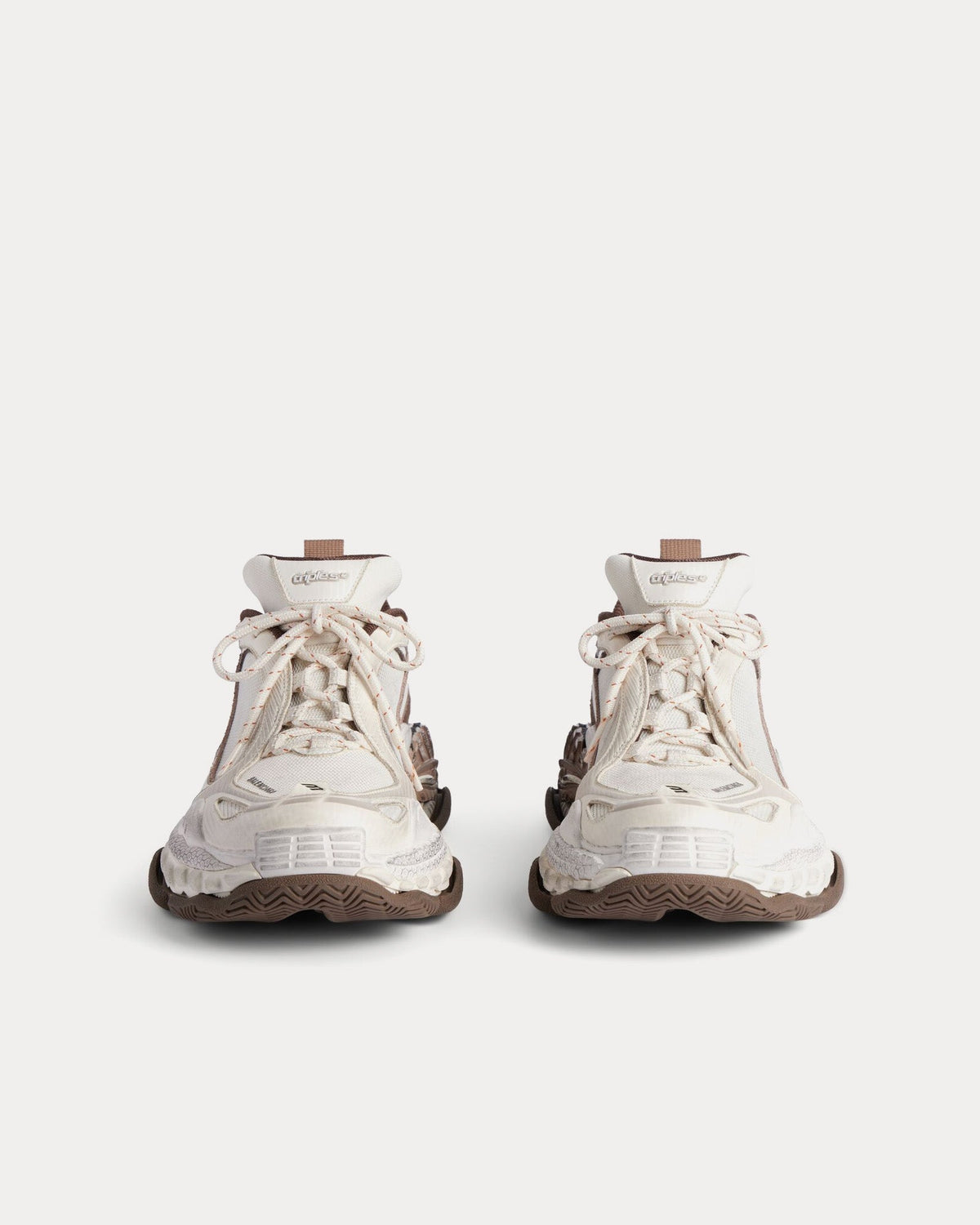 Balenciaga Triple S — Marron / Beige