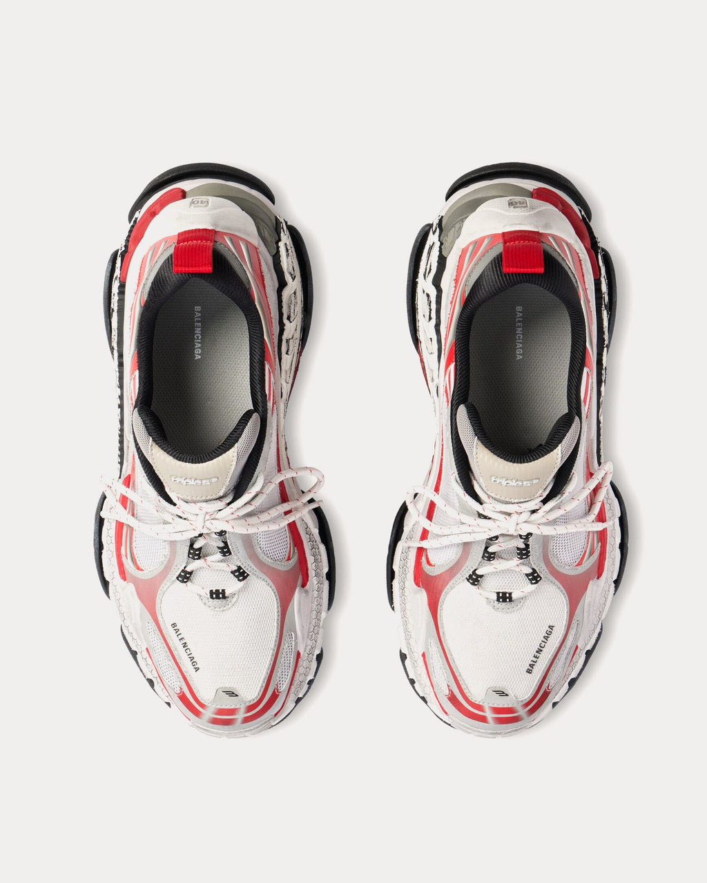 Balenciaga Triple S — Blanc / Rouge