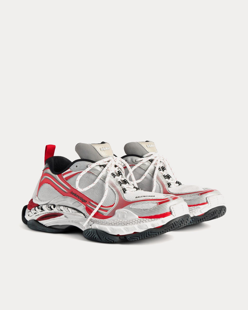 Balenciaga Triple S — Blanc / Rouge
