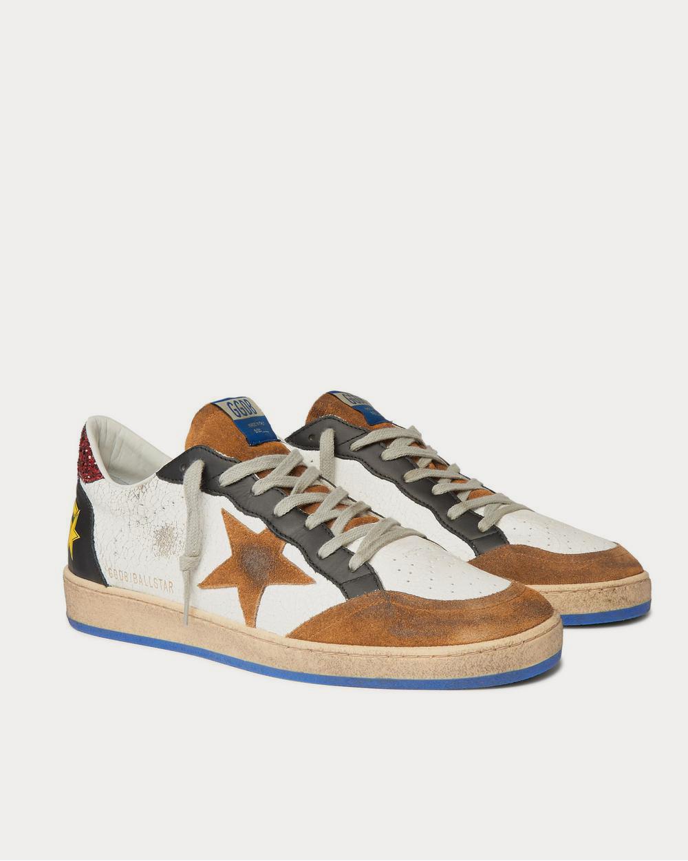 Golden Goose Ball Star — Multicolore / Étoile marron