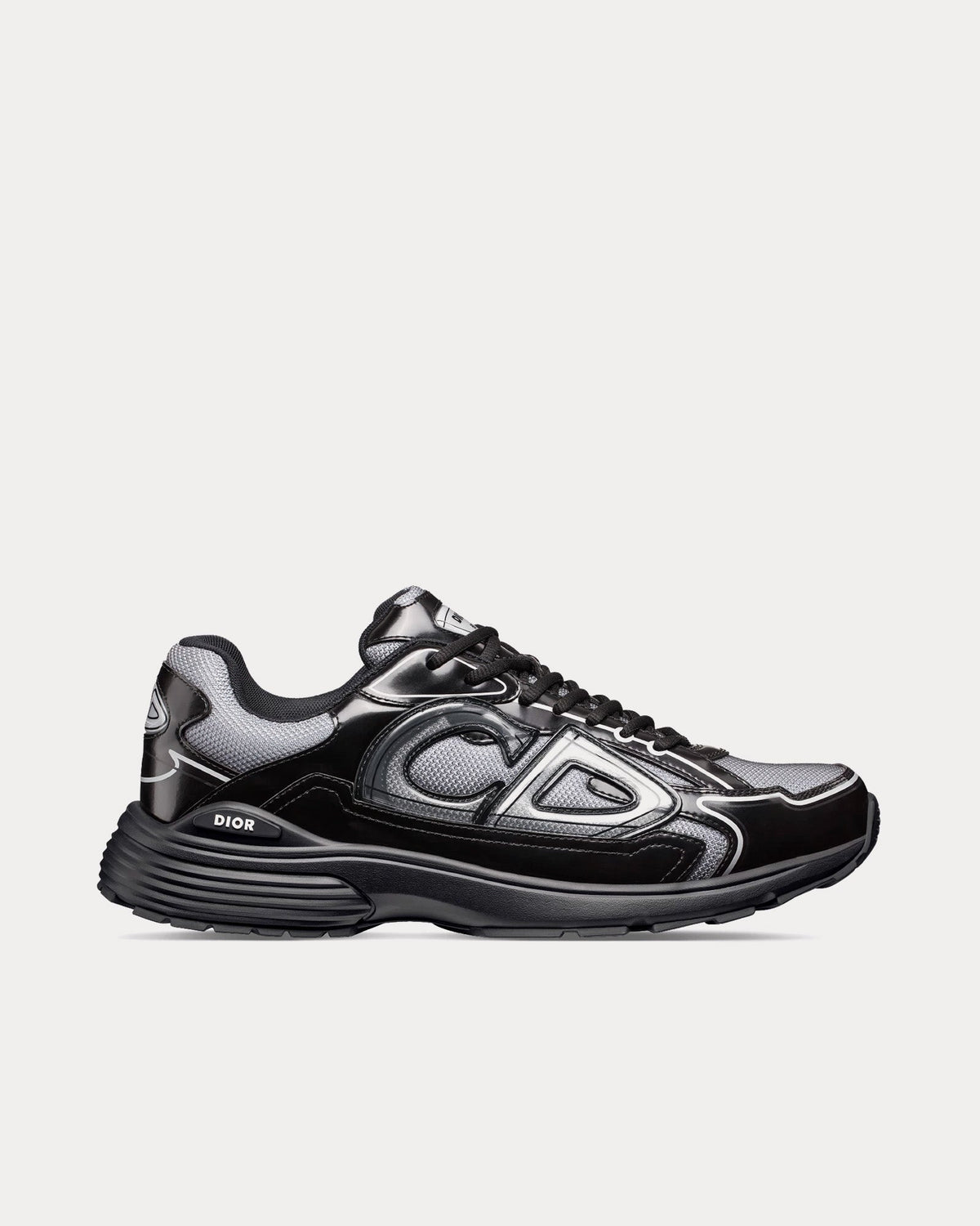 Dior B30 Gris clair / Noir brillant