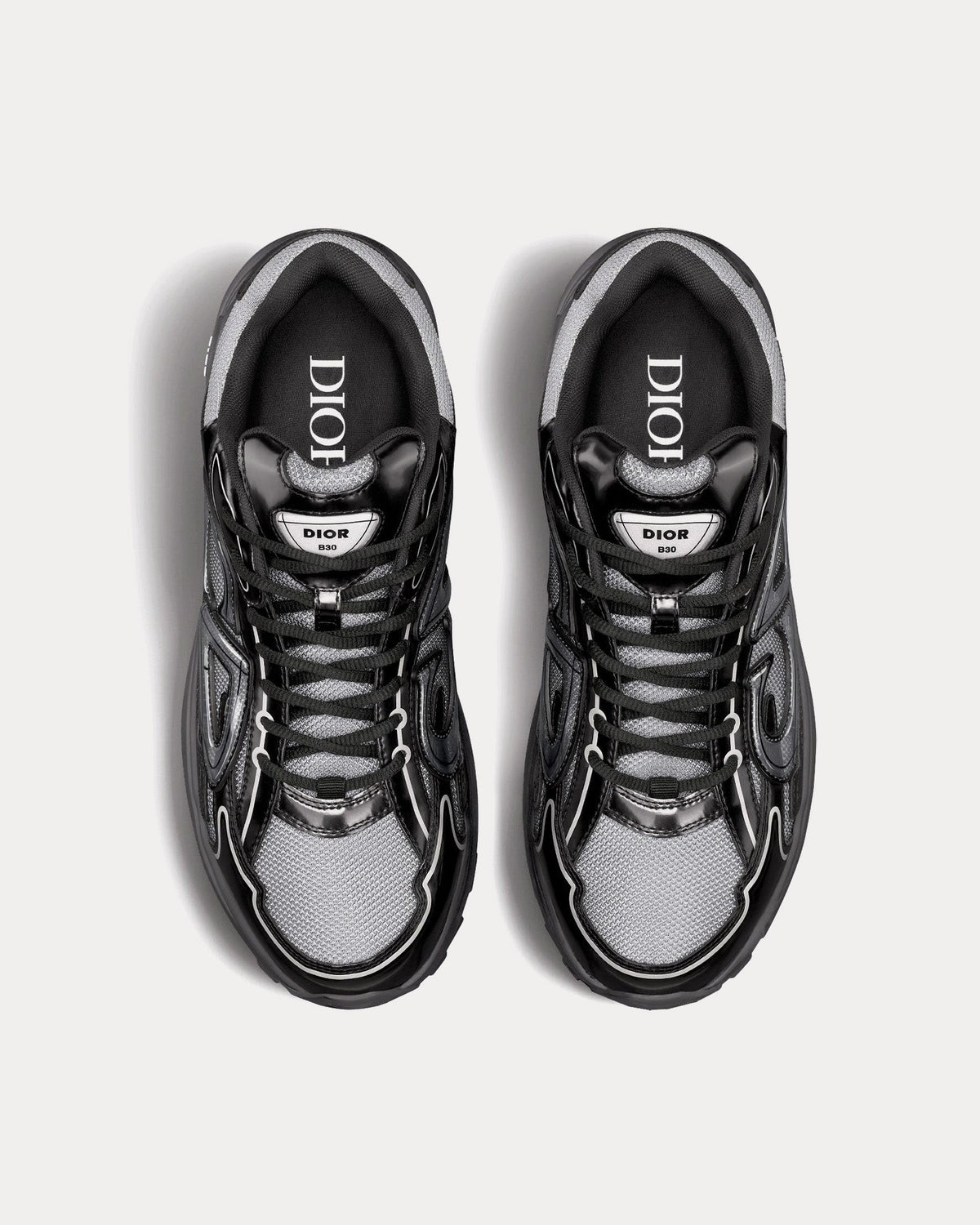 Dior B30 Gris clair / Noir brillant