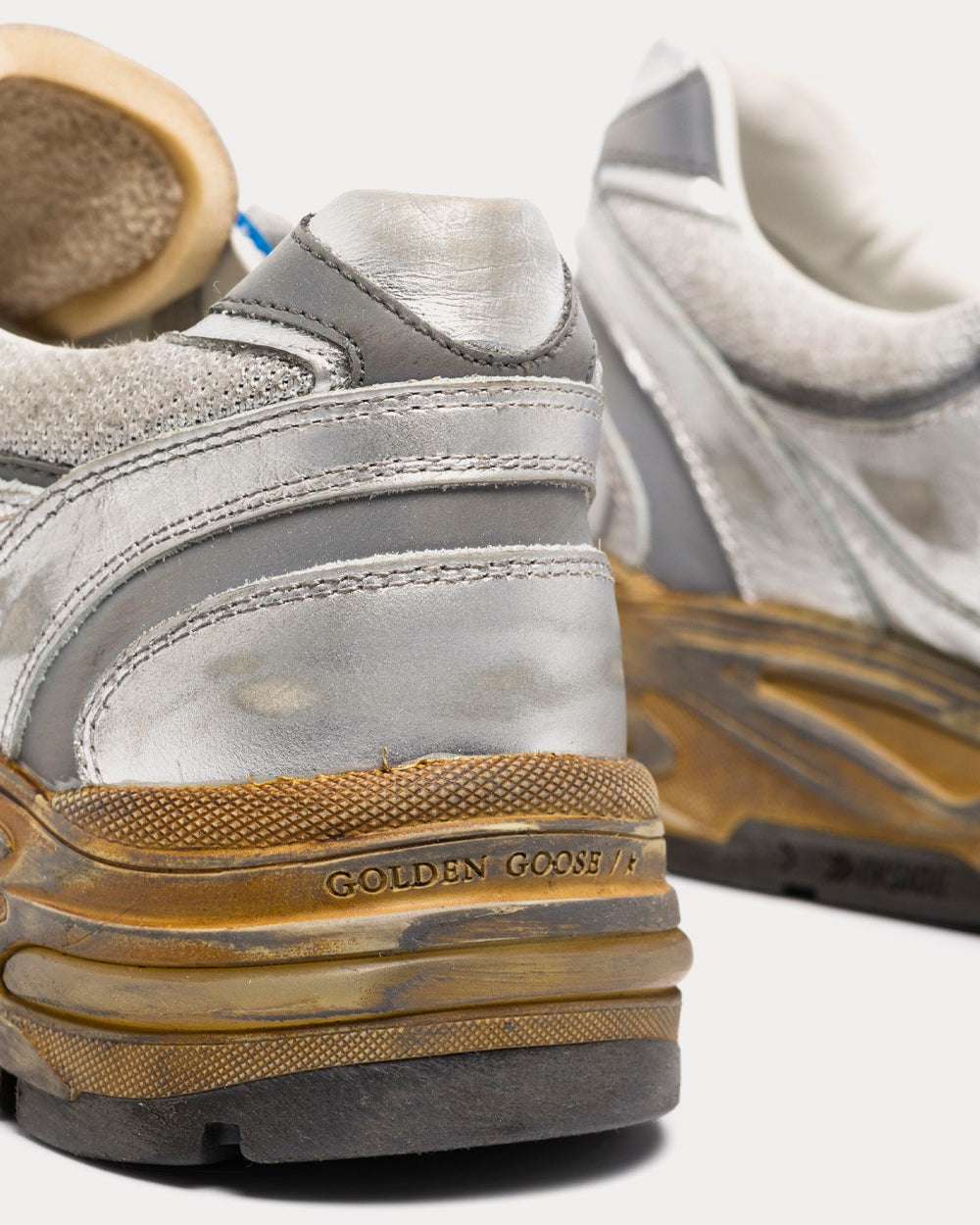 Golden Goose Running Dad — Argent