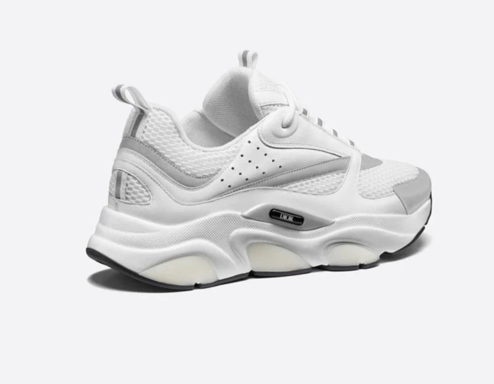 Dior B22 Blanc Argent - 3/4 arrière