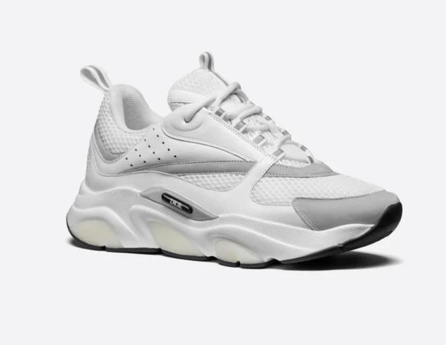 Dior B22 Blanc Argent - 3/4 avant