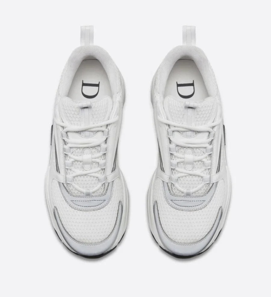 Dior B22 Blanc Argent - dessus