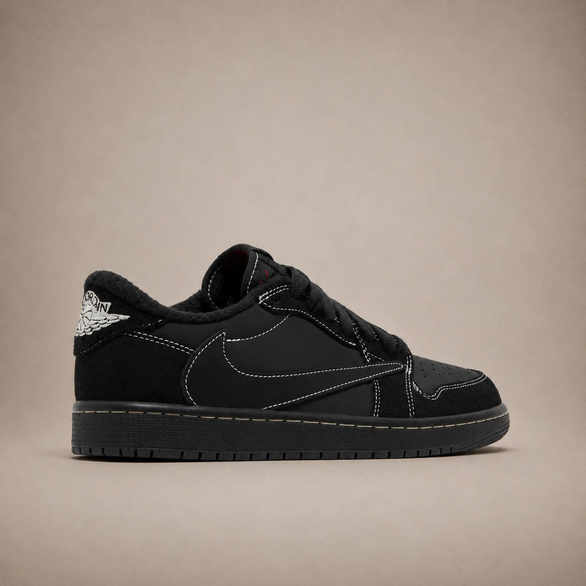 Nike Air Jordan 1 Low OG × Travis Scott — Black Phantom
