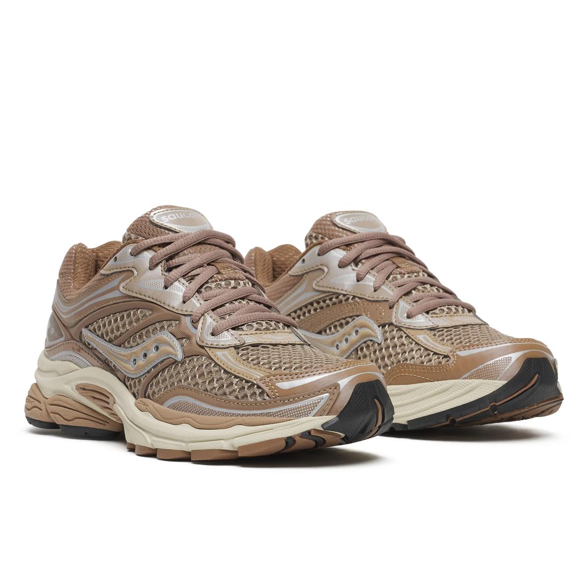 Saucony ProGrid Omni 9 — Taupe / Marron
