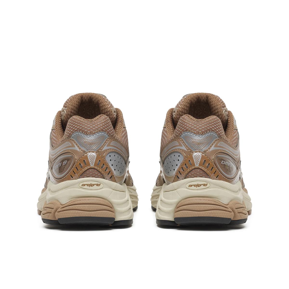 Saucony ProGrid Omni 9 — Taupe / Marron