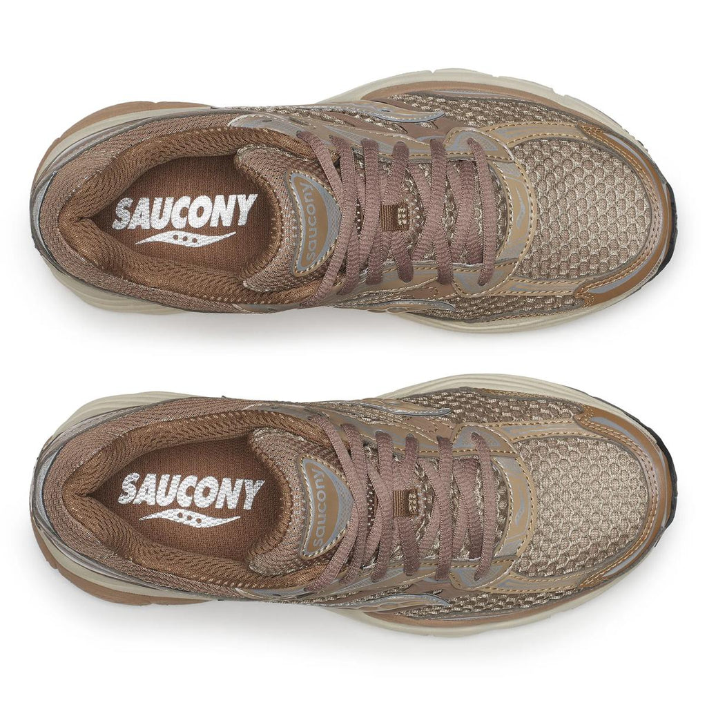 Saucony ProGrid Omni 9 — Taupe / Marron