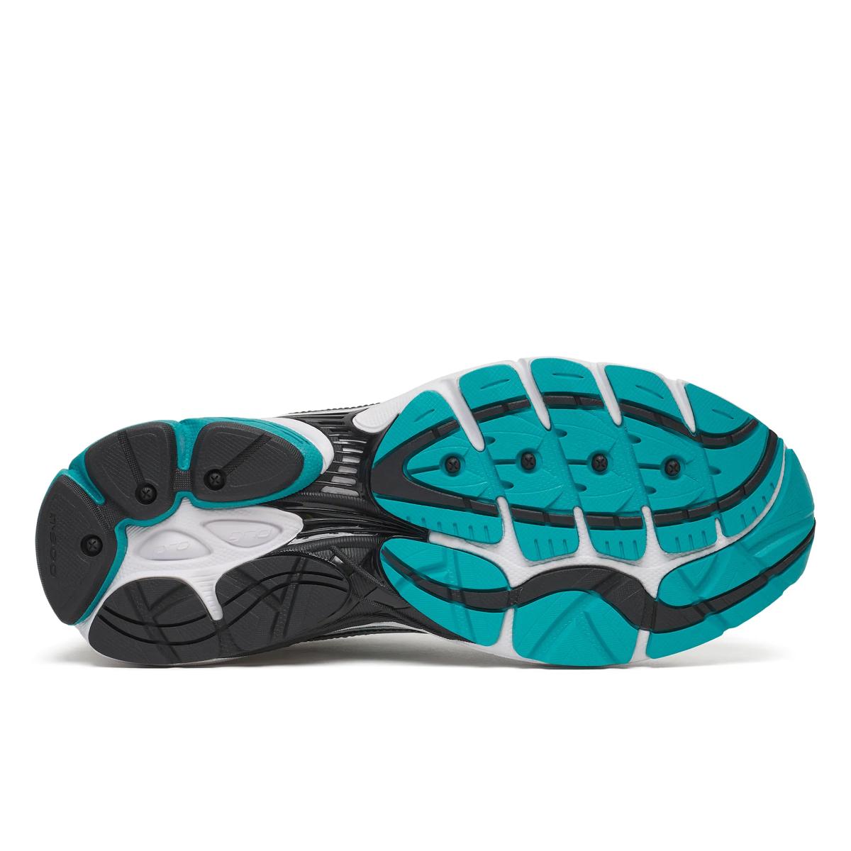 Saucony ProGrid Omni 9 — Blanc / Turquoise