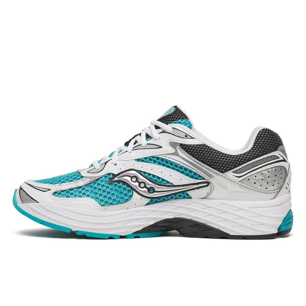 Saucony ProGrid Omni 9 — Blanc / Turquoise