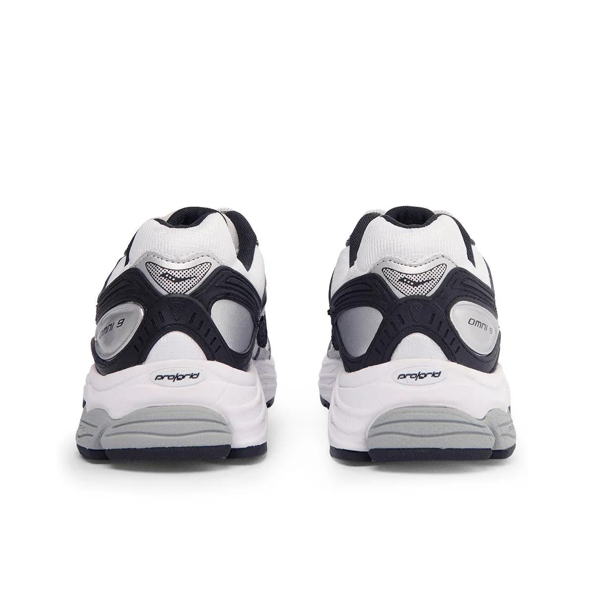 Saucony ProGrid Omni 9 — Blanc / Noir