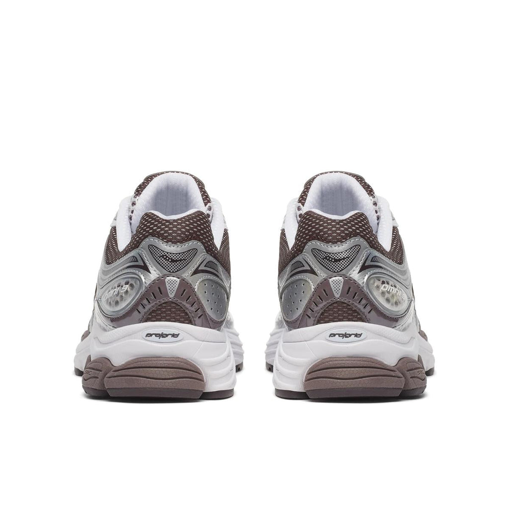Saucony ProGrid Omni 9 — Argent / Marron