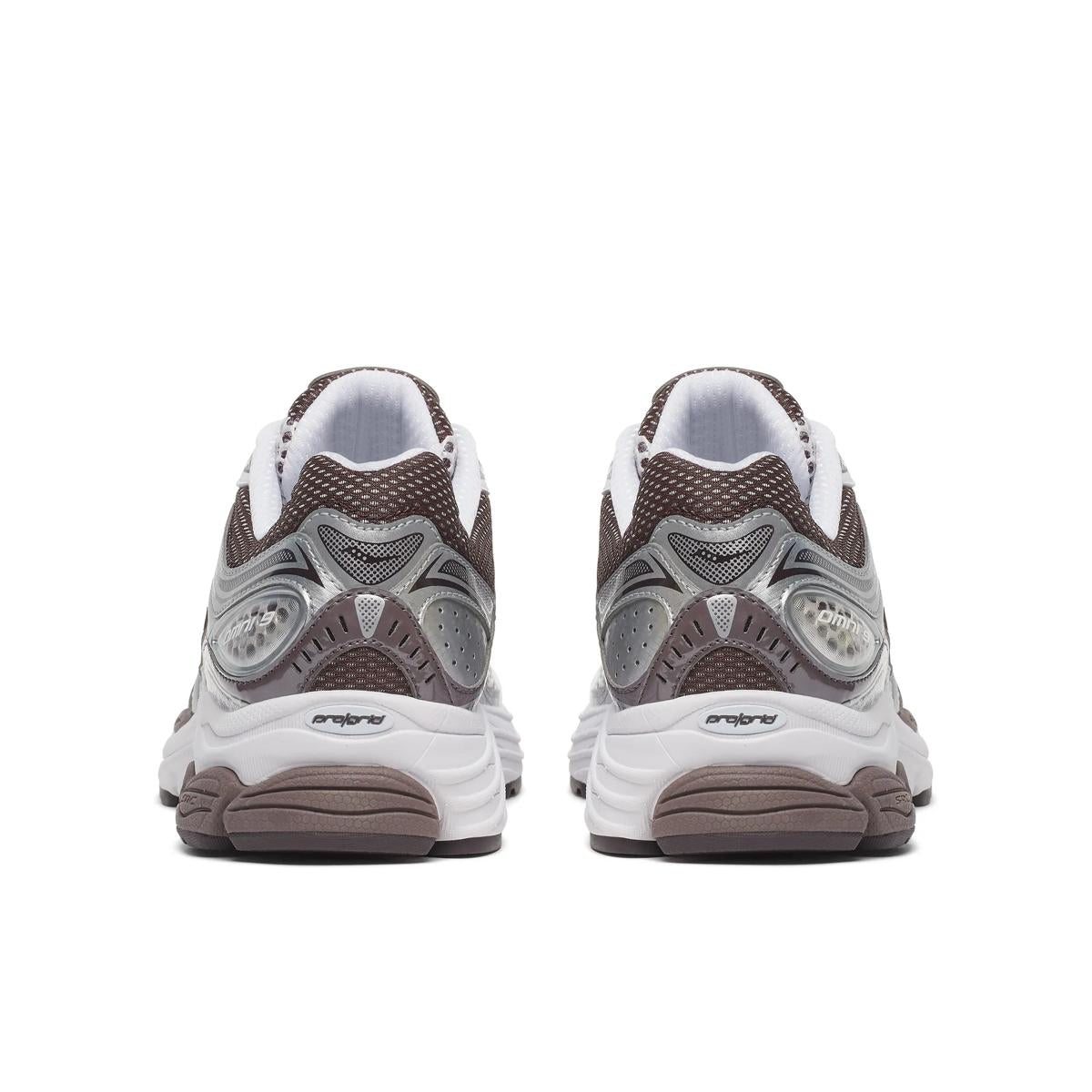 Saucony ProGrid Omni 9 — Argent / Marron