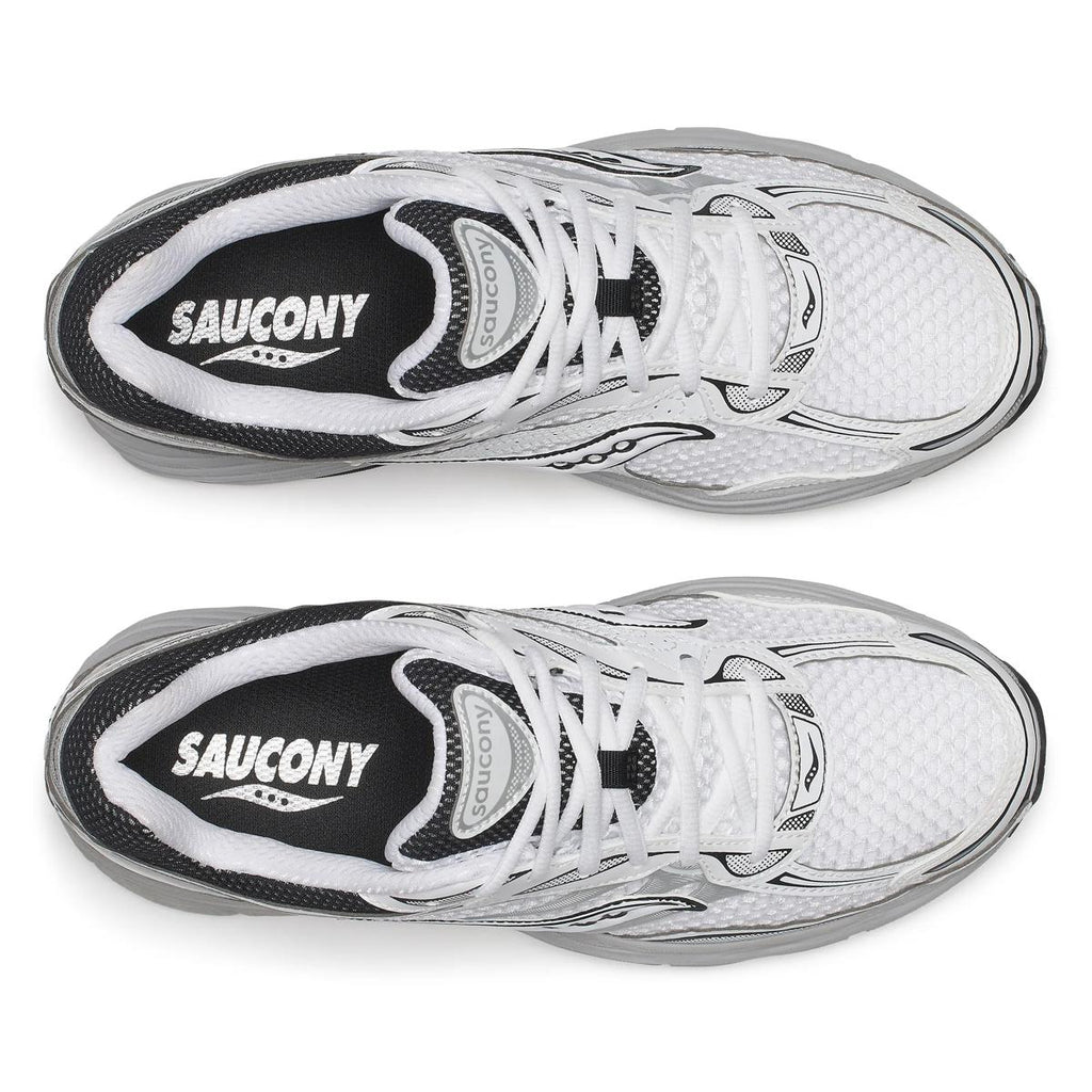Saucony ProGrid Omni 9 — Blanc / Argent