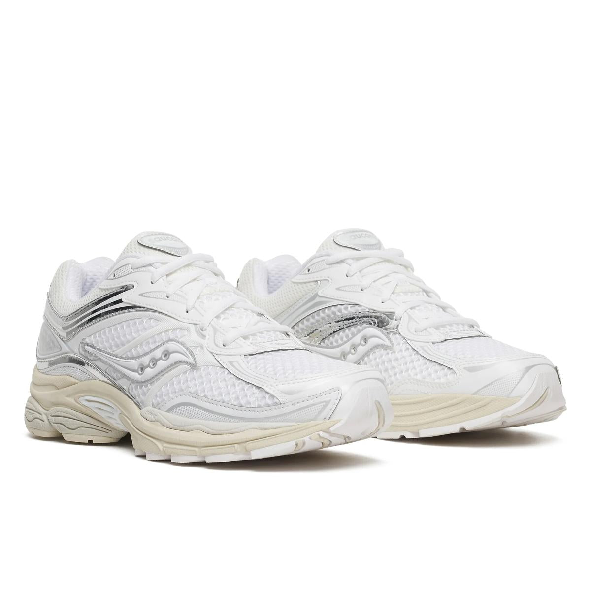 Saucony ProGrid Omni 9 — Blanc / Crème